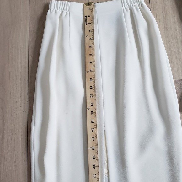 Criscione Skirt Suit  Womens XS White Rhinestone Formal Vintage Set Rock USA - Picture 11 of 16